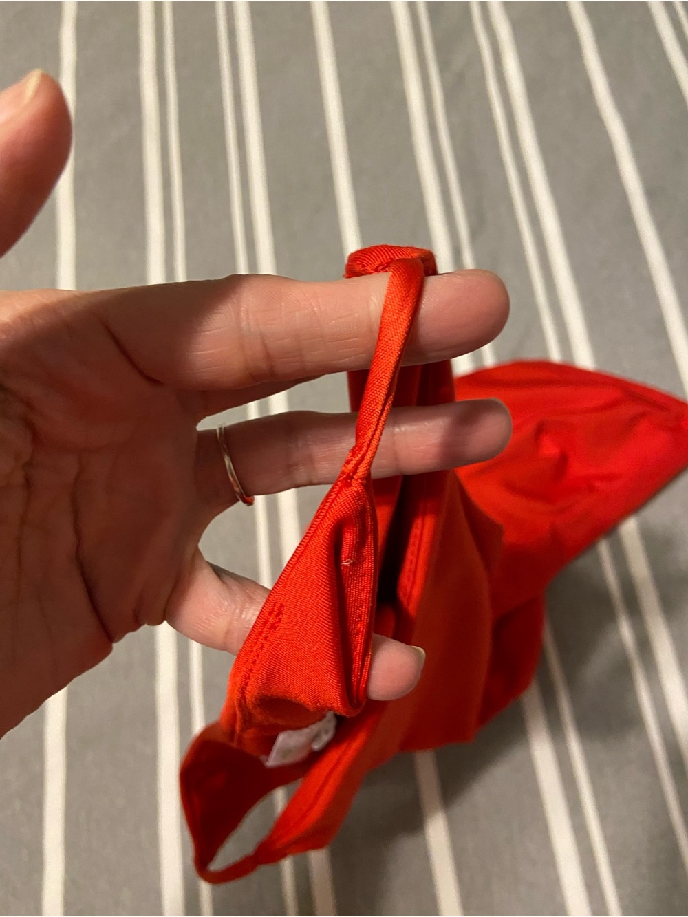 Women’s Red High-Neck Tank Top - Picture 3 of 4